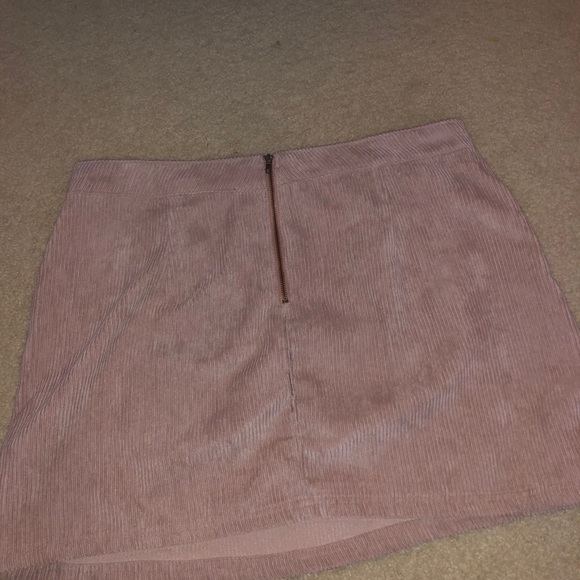 PINK CORDUROY SKIRT - Picture 3 of 3